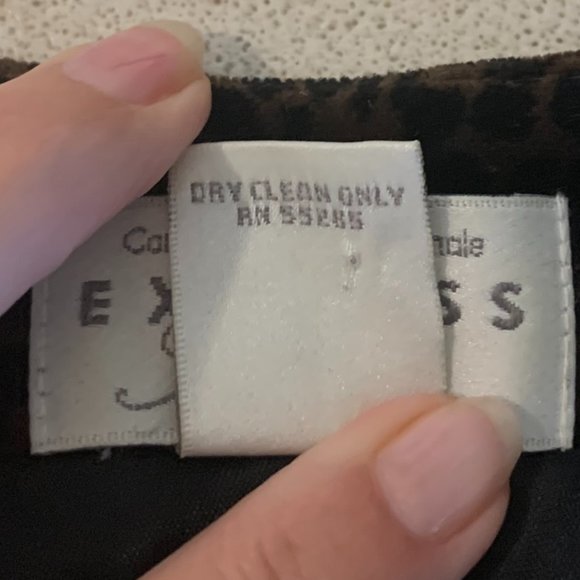 Express Animal Print Top/Vest 100% Cotton Size 9/10 Vintage - Picture 7 of 7